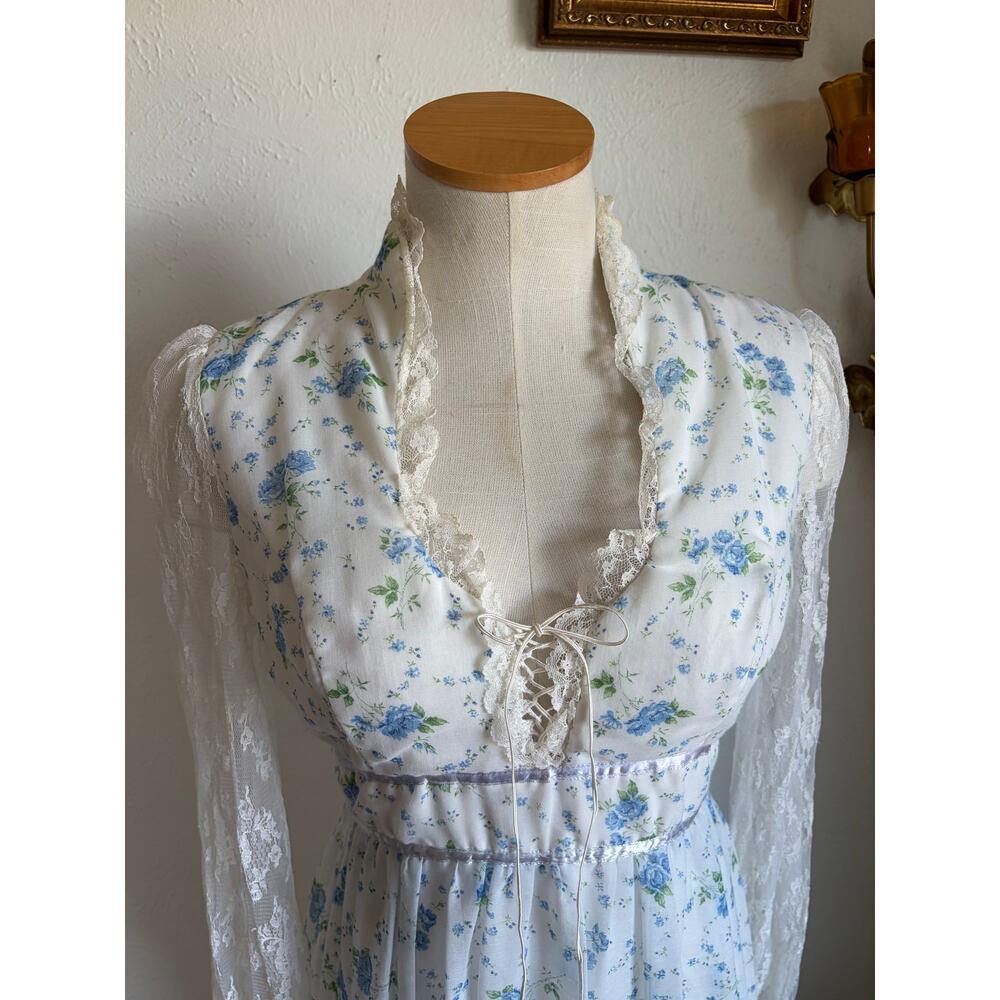 Vintage Floral Prairie Dress - Picture 6 of 7